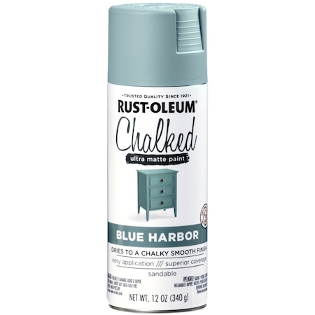 Rust-Oleum Spray Paint, Blue Harbor, Matte, Oil, 12 oz 374164